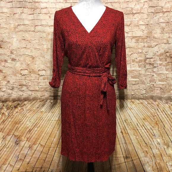 Lucky Brand Floral Printed Wrap Dress - Picture 3 of 8